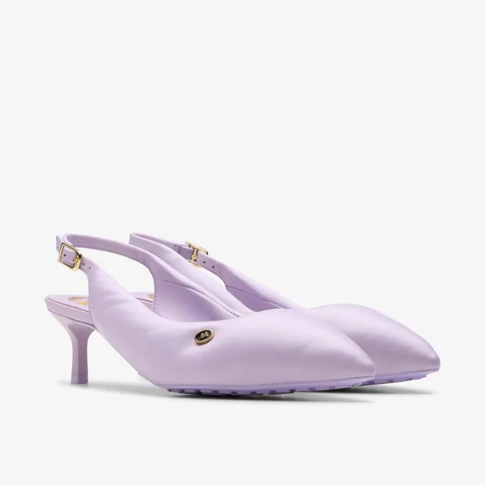 Clarks Heels Martine Rose Sling Lilac Leather 8211 Women