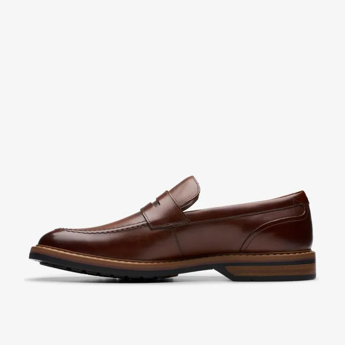 Clarks Loafers Aldwin Step Loafer Mid Tan Leather 8211 Men