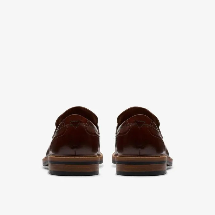 Clarks Loafers Aldwin Step Loafer Mid Tan Leather 8211 Men