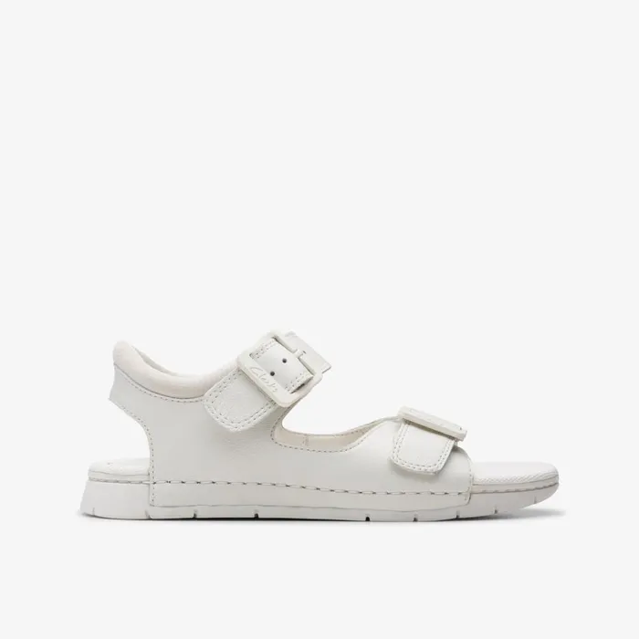 Clarks Sandals Baha Beach White 8211 Kids