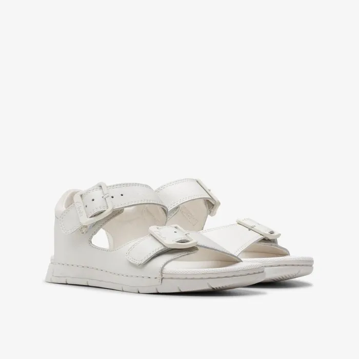 Clarks Sandals Baha Beach White 8211 Kids