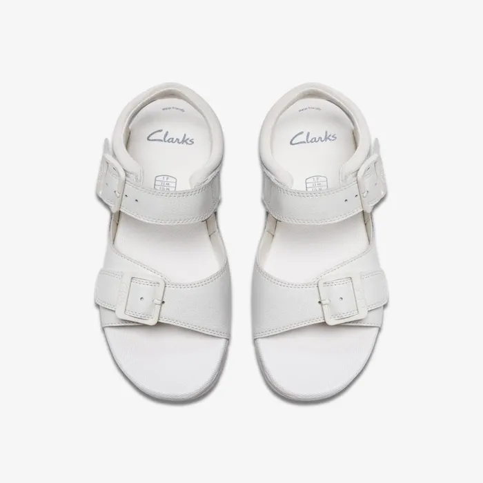 Clarks Sandals Baha Beach White 8211 Kids