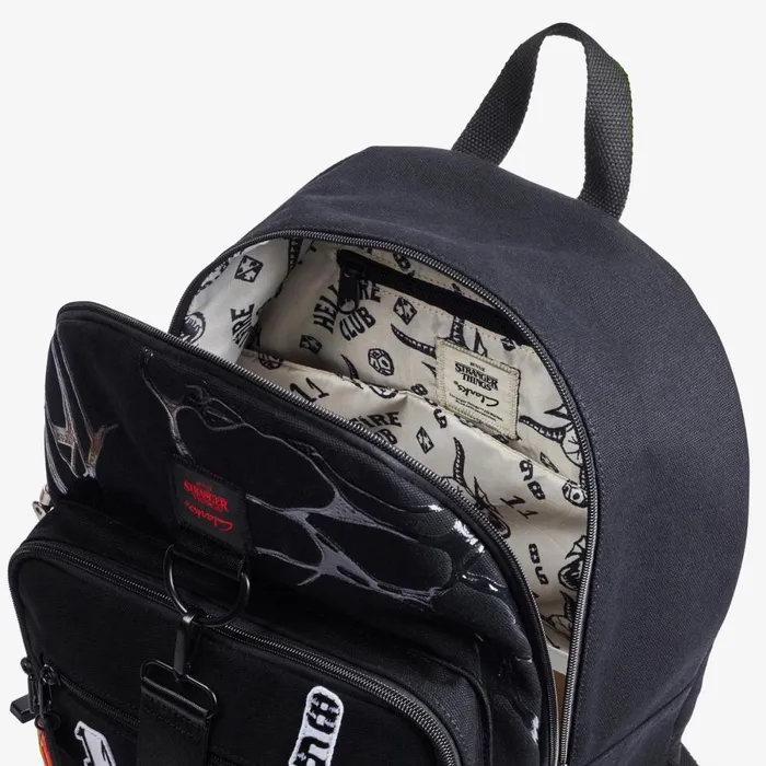 Clarks School Bags Stranger Things Pack Black Combination 8211 Kids