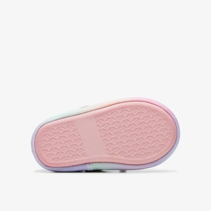 Clarks Slippers Fluffy Snug Toddler Multicolour 8211 Kids