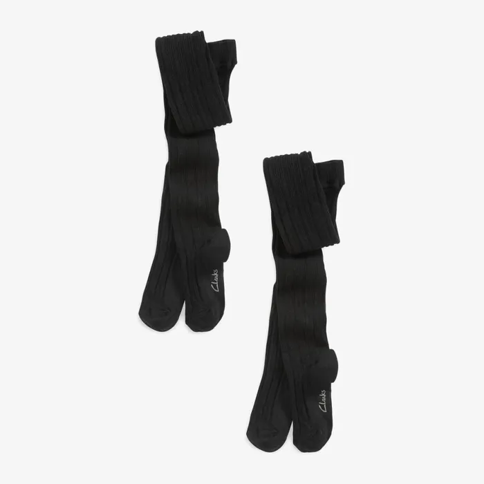 Clarks Socks and Tights Tights 78 Years Black 8211 Kids