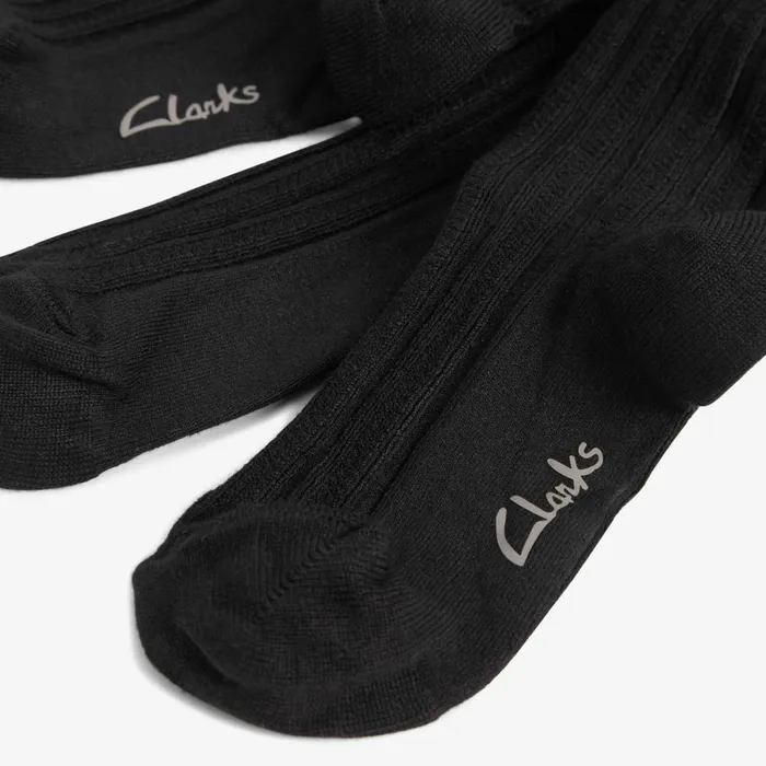 Clarks Socks and Tights Tights 78 Years Black 8211 Kids