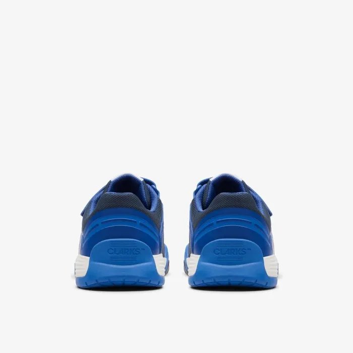 Clarks Trainers Cica Star Flex Youth Blue Combination 8211 Kids