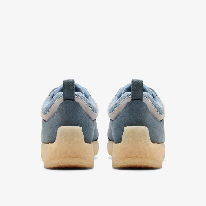 Clarks Trainers Lockhill Blue Grey Combination 8211 Men