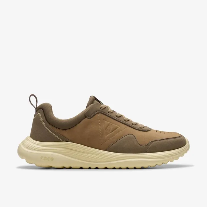 Clarks Trainers Lt 360 Lace Dark Sand Nubuck 8211 Men