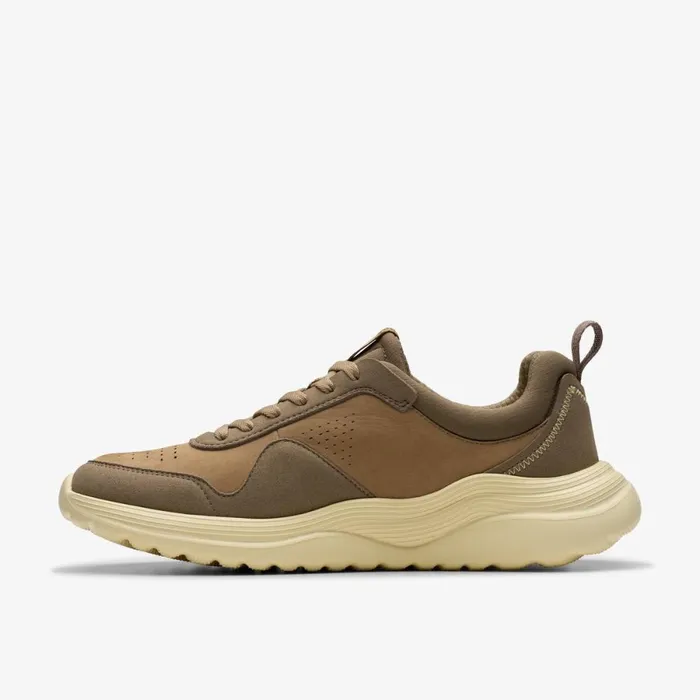 Clarks Trainers Lt 360 Lace Dark Sand Nubuck 8211 Men