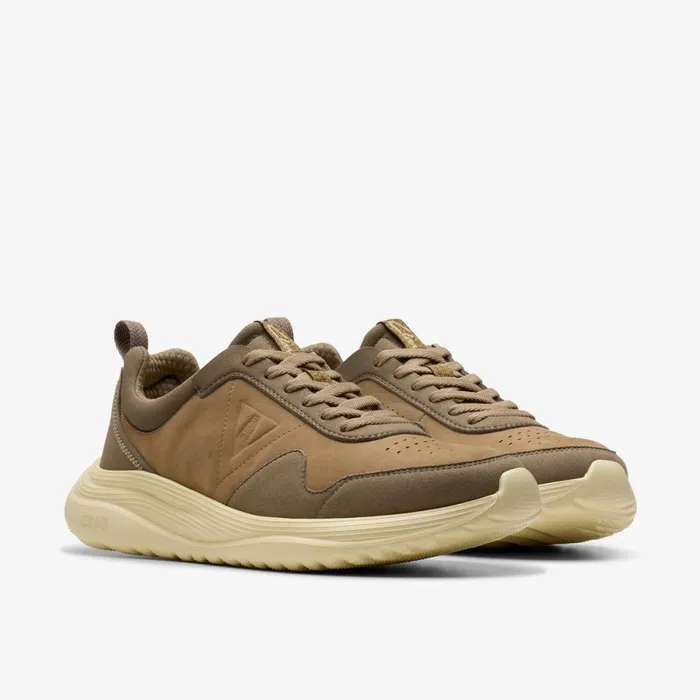 Clarks Trainers Lt 360 Lace Dark Sand Nubuck 8211 Men
