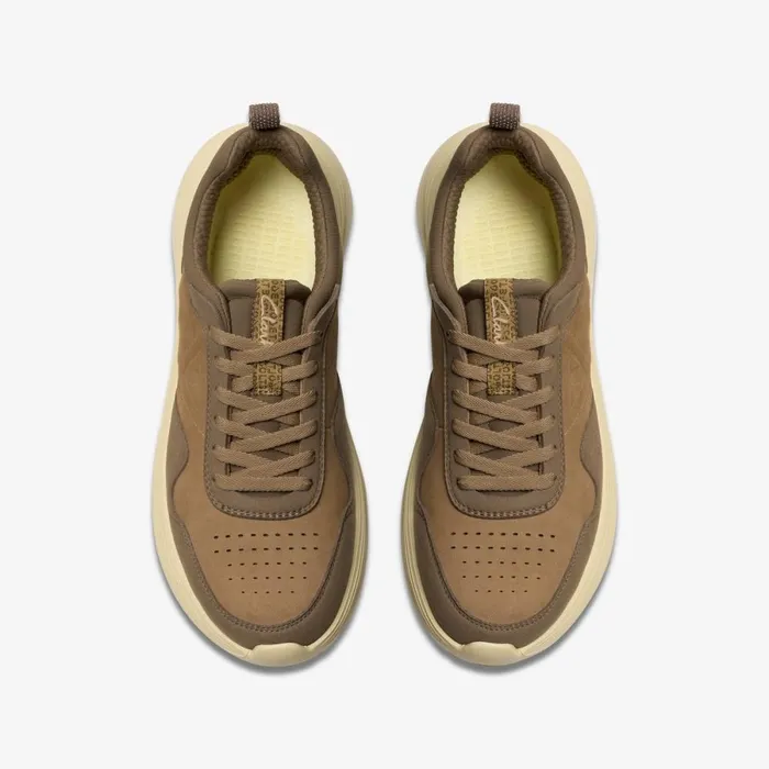 Clarks Trainers Lt 360 Lace Dark Sand Nubuck 8211 Men