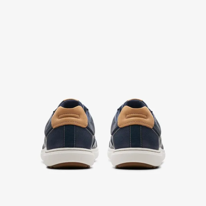 Clarks Trainers Mapstone Lace Navy Leather 8211 Men