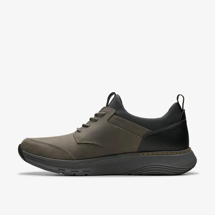 Clarks Trainers Motion Trek Ez Grey Leather 8211 Men