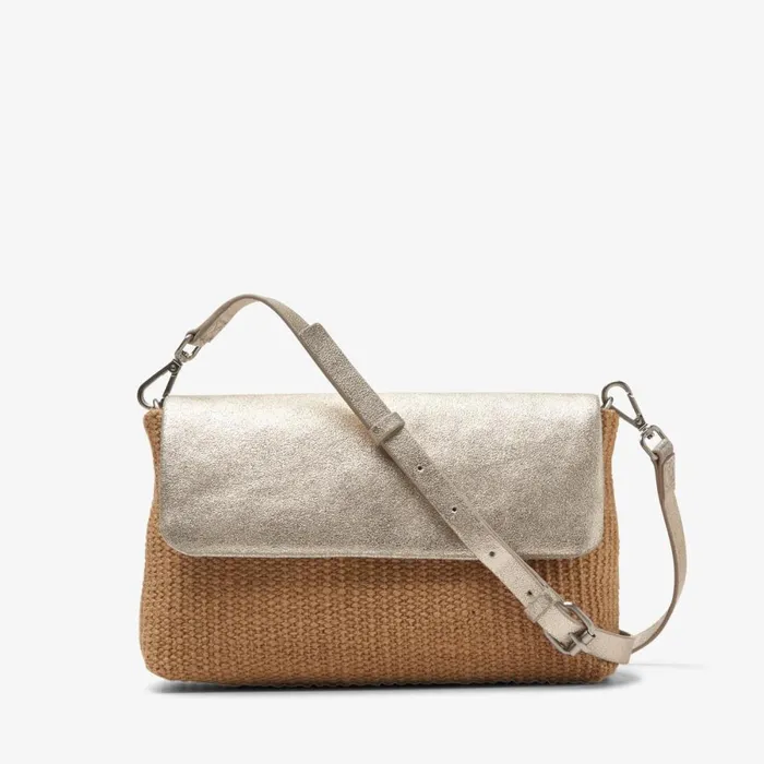 Clarks Women039s Bags Summery Small Champagne Leather 8211 Women