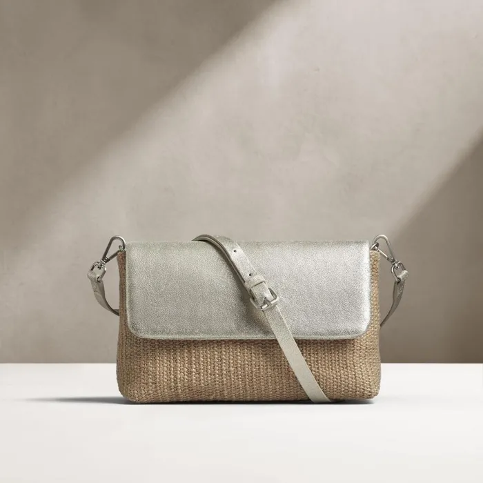 Clarks Women039s Bags Summery Small Champagne Leather 8211 Women