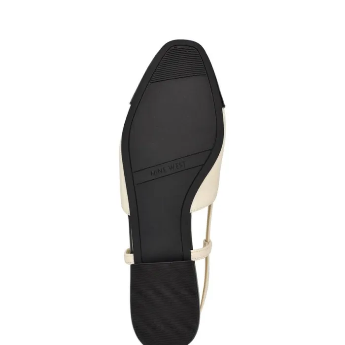 Cloude Slingback Dress Flats Ivoryblack Women Nine West Heels Cloude Slingback Dress Flats Ivoryblack Women Nine West Heels
