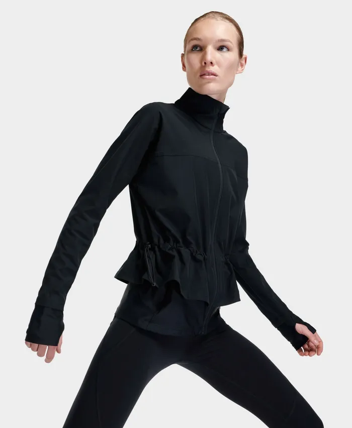 Coats and Jackets Fast Lane Running Jacket Black Sweaty Betty Women