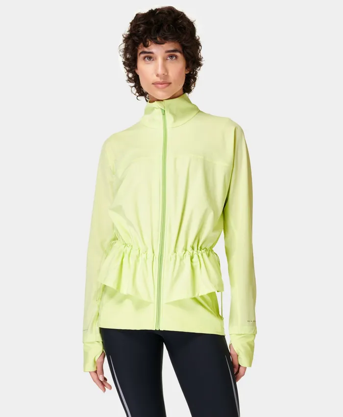 Coats and Jackets Sweaty Betty Women Fast Lane Running Jacket Pomelo Green