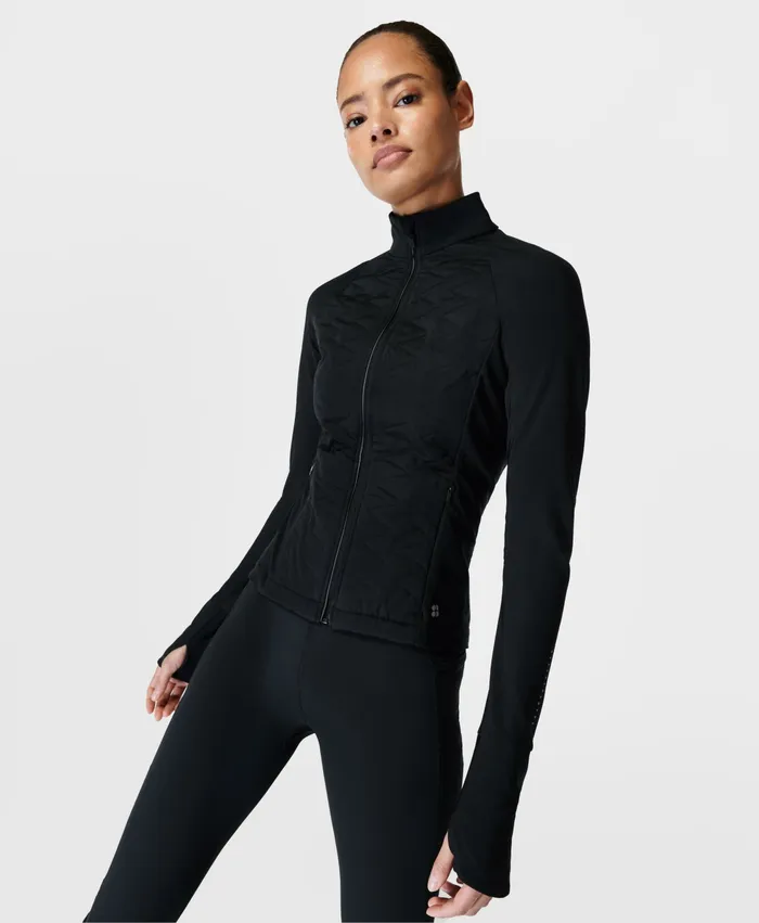 Coats and Jackets Women Light Speed Running Jacket Black Sweaty Betty