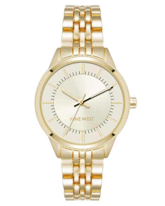Contemporary Classic Watch Champagnegold Women Nine West Straps