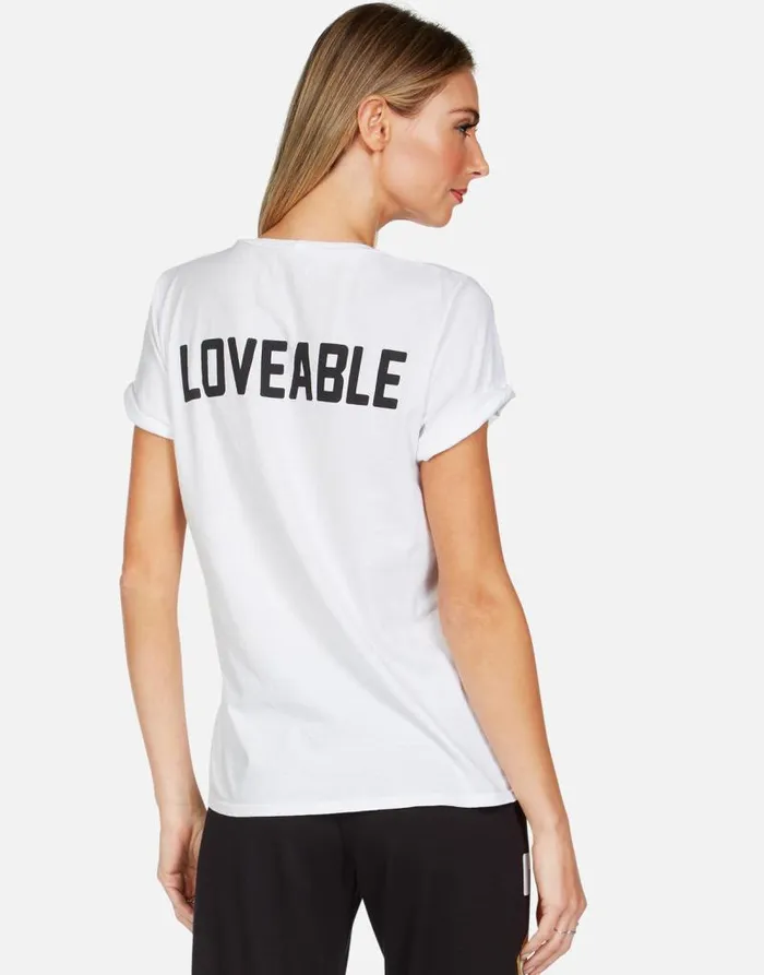 Croft Heart Teddy White Women Lauren Moshi Short Sleeve