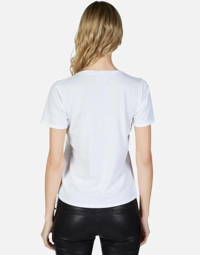 Croft Skull Apple White Women Lauren Moshi Short Sleeve