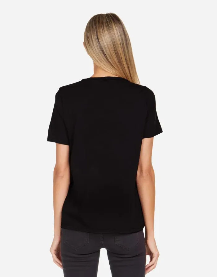 Croft X Crystal Butterflies Black Women Lauren Moshi Short Sleeve