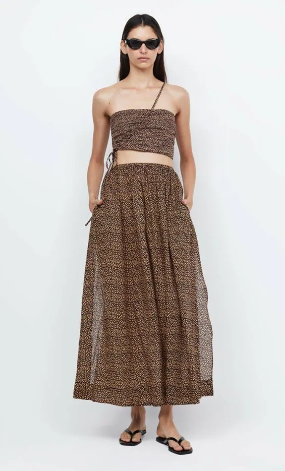 Cropped Shop Bec Bridge Capri Asym Crop Top Bella Donna