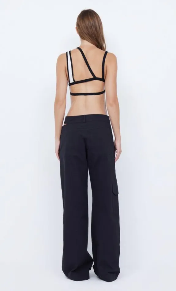 Cropped Shop Bec Bridge Hari Backless Top Ivoryblack