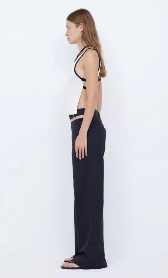 Cropped Shop Bec Bridge Hari Backless Top Ivoryblack