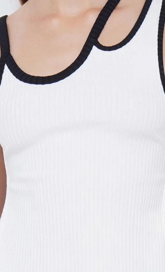 Cropped Shop Bec Bridge Hari Backless Top Ivoryblack