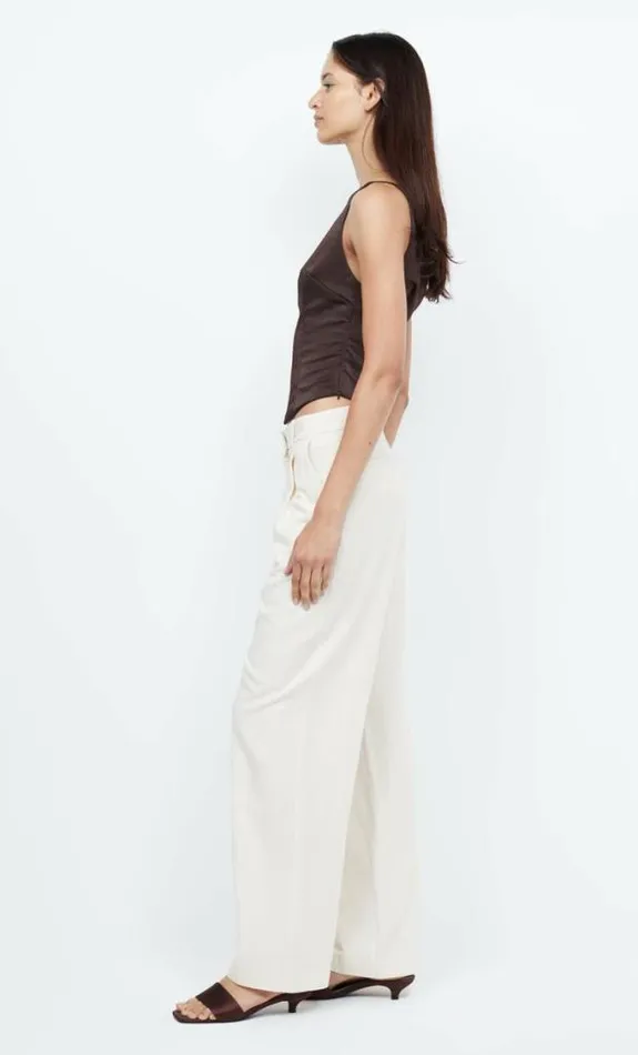 Cropped Shop Bec Bridge Jones Boatneck Top Cocoa