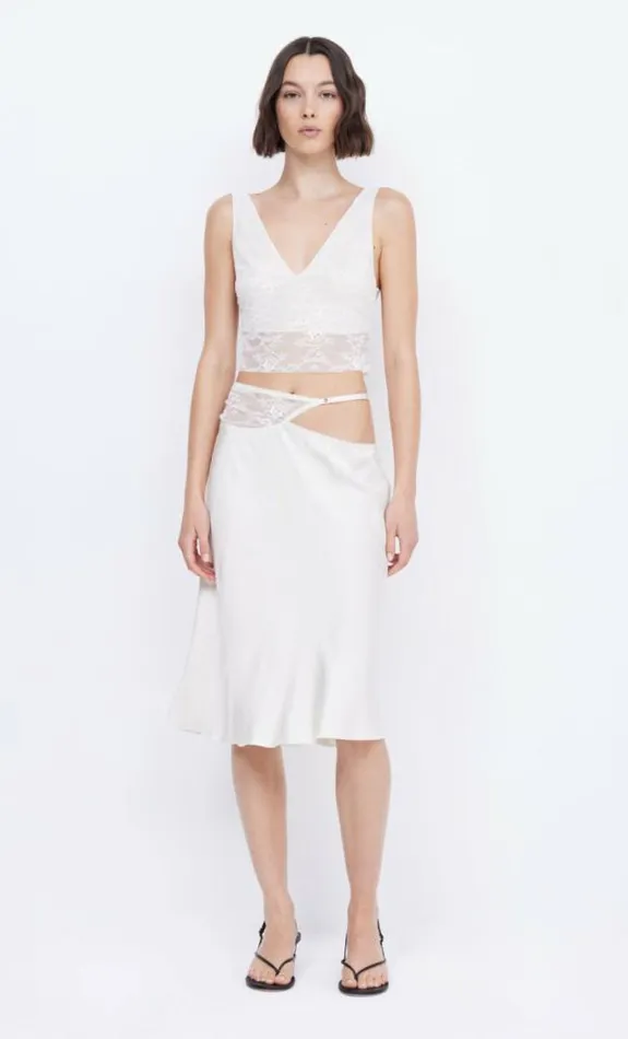 Cropped Shop Bec Bridge Santal Cropped Top Ivory