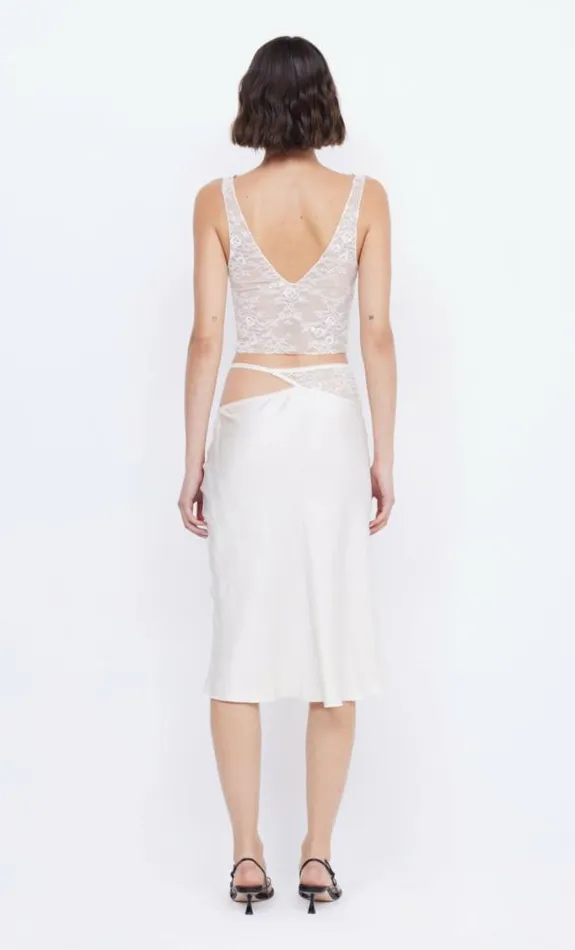 Cropped Shop Bec Bridge Santal Cropped Top Ivory