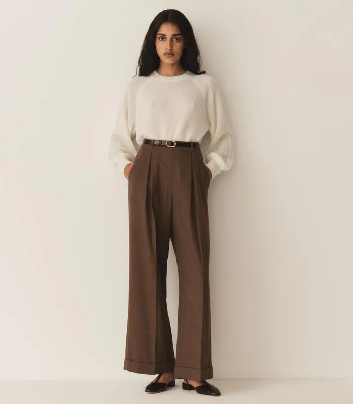 DEN Knitwear Women Marsena Sweater Ivory DEN Knitwear Women Marsena Sweater Ivory