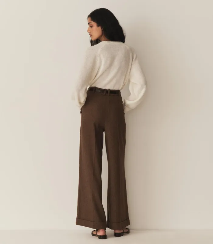 DEN Knitwear Women Marsena Sweater Ivory DEN Knitwear Women Marsena Sweater Ivory
