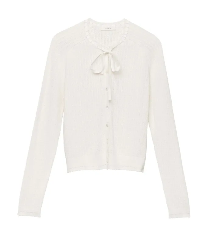 DEN Knitwear Women Rosaline Cardigan Ivory