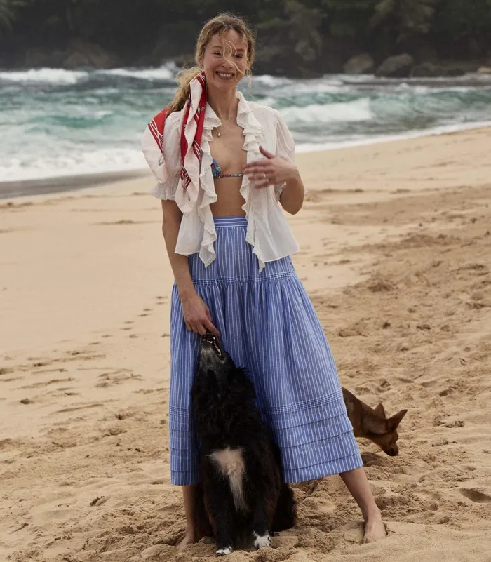 DEN Skirts Women Sebastiane Skirt Deauville Stripe