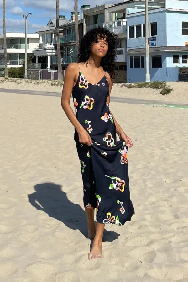Damson Madder Dresses Women Beach Flower Slip Dress