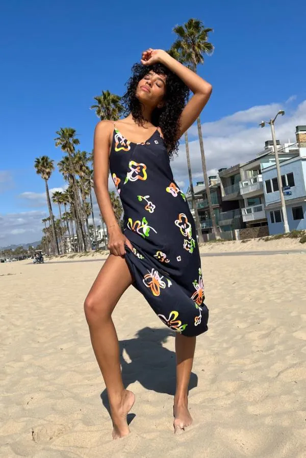 Damson Madder Dresses Women Beach Flower Slip Dress