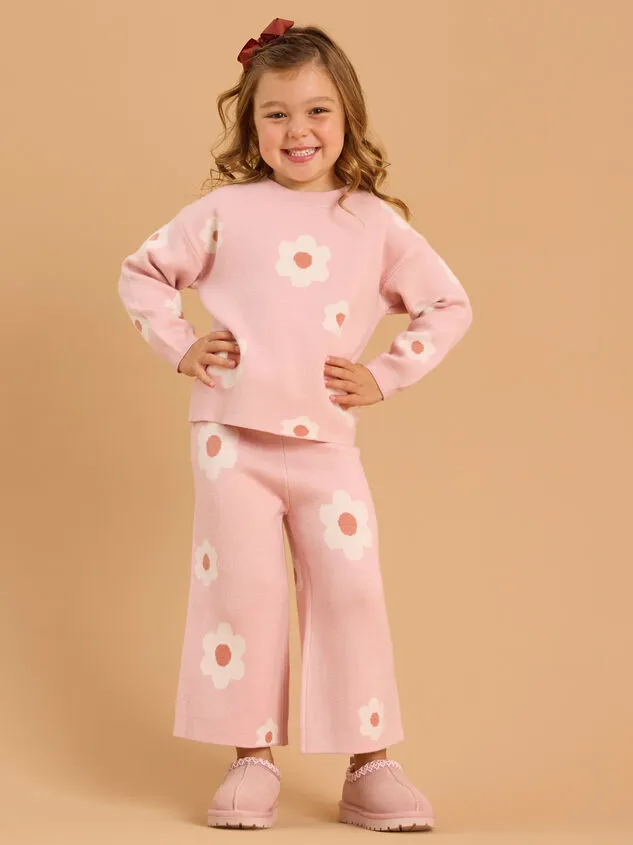 Darling Daisies Sweater Bottoms Pink Girl Altar039d State Bottoms