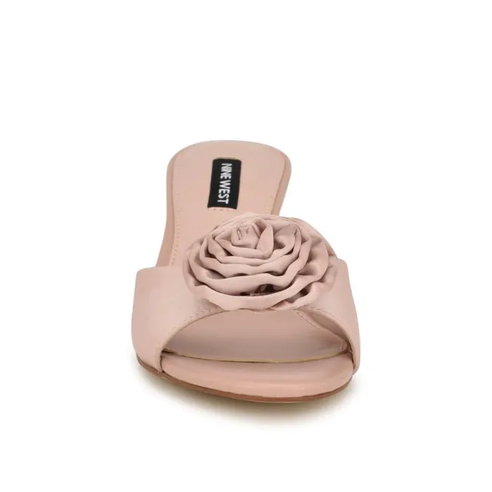 Dhalia Rosette Sandals Pink Women Nine West Sandals Dhalia Rosette Sandals Pink Women Nine West Sandals