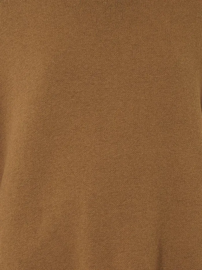 Double Face Knit Poncho Toffee Women Jigsaw Knitwear and Cashmere