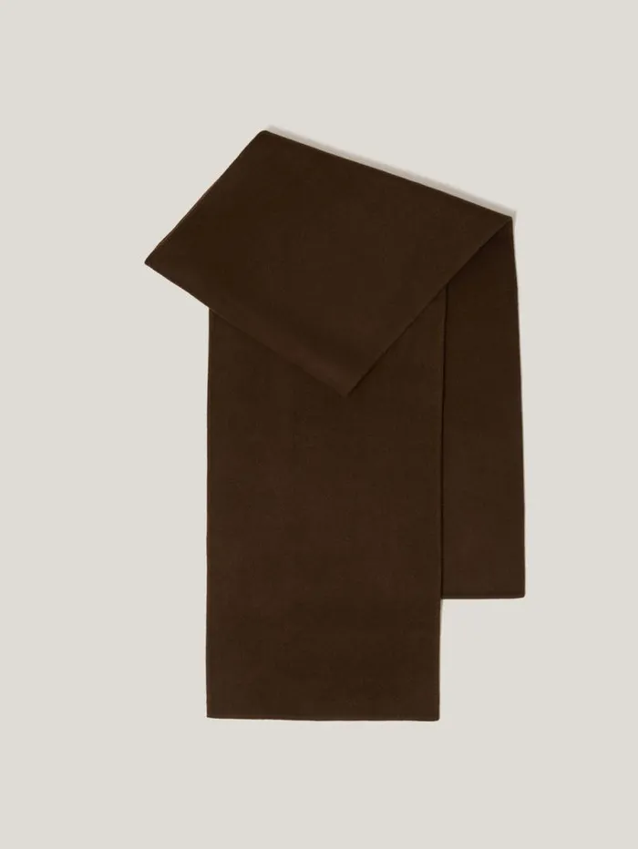 Double Faced Woven Scarf Chocolate Women Jigsaw Ponchos and Scarves