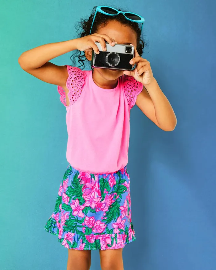 Dresses and Rompers Girls Lilly Pulitzer Girls Tania Romper Cerise Pink Safari Sunset Dresses and Rompers Girls Lilly Pulitzer Girls Tania Romper Cerise Pink Safari Sunset
