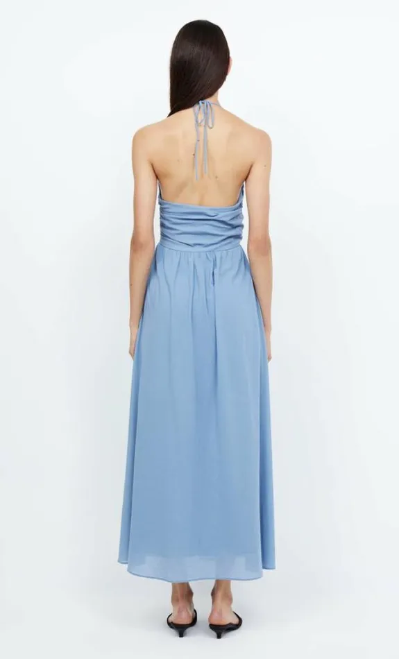 Dresses Bec Bridge Calypso Halter Maxi Dress Meridian Blue