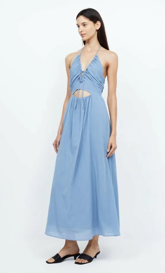 Dresses Bec Bridge Calypso Halter Maxi Dress Meridian Blue