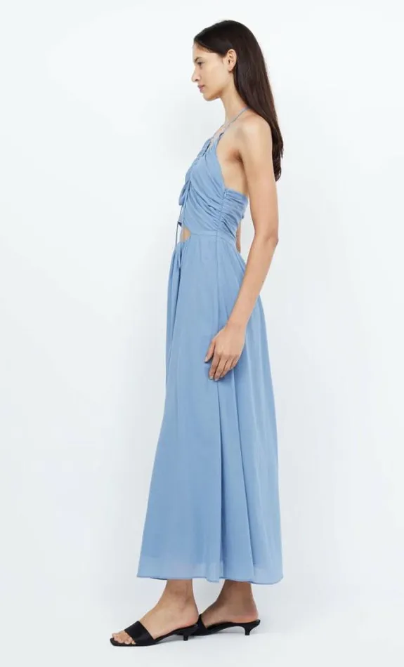 Dresses Bec Bridge Calypso Halter Maxi Dress Meridian Blue