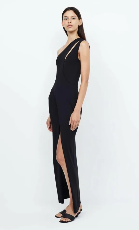 Dresses Bec Bridge Mira Asym Knit Maxi Dress Black